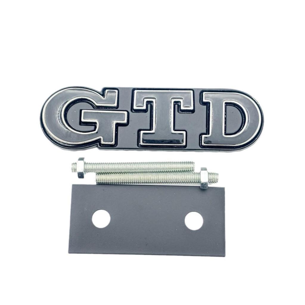 Volkswagen GTD Front Grille Emblem - Modified Car Badge