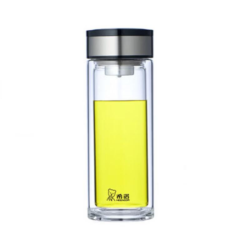 Heenoor Double-Layer Glass Tea Infuser Bottle