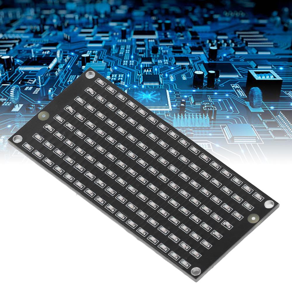 DC3.3‑5V LED Display Module 128pcs Beads Single Board Computers LED Control Module  Temperature