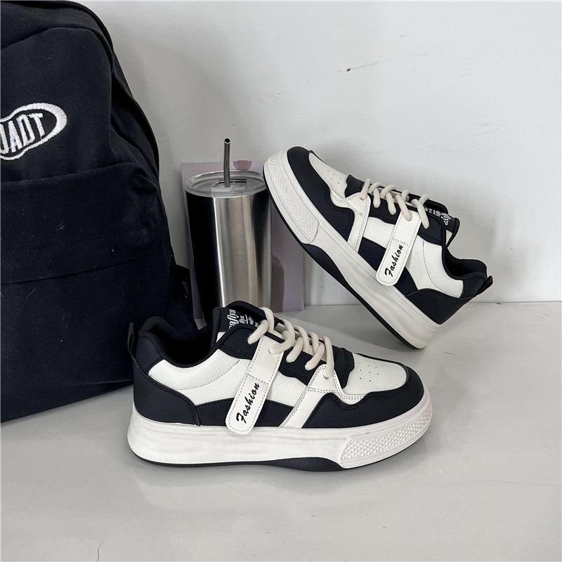 Women's Shoes Casual Sneakers Women's Round Toe Platform  Lace-Up Tennis Women Vulcanized Shoes White Women's Shoes