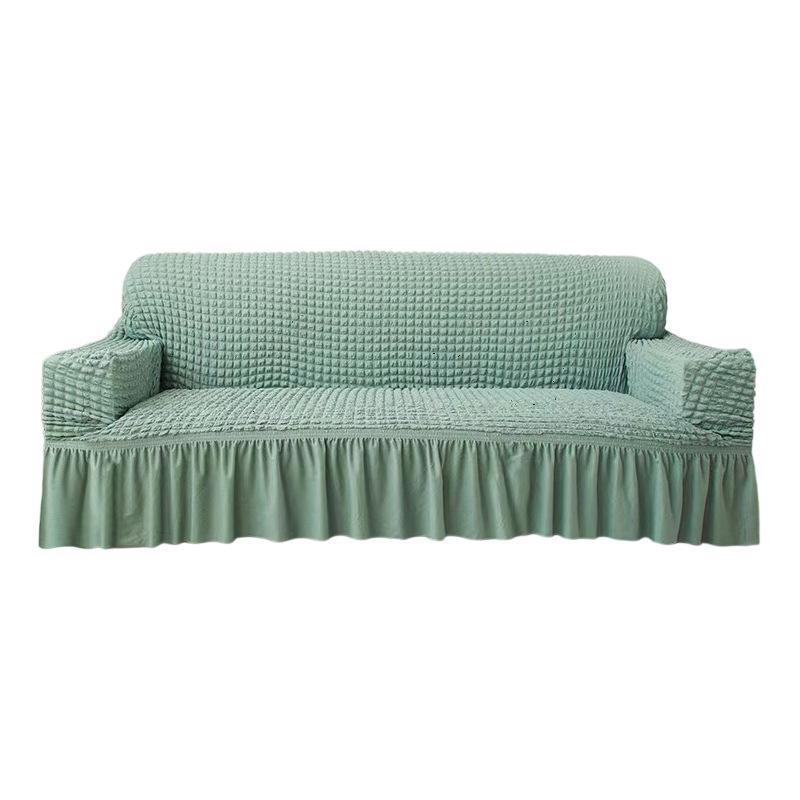 Seersucker Sofa Cover Universal All Inclusive Elastic Sofa Cushion Four Season Universal Dust Proof Sofa Cover