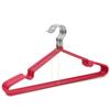 10PCS Clothes Hanger Non-Slip Rubber Coated Metal Shirt Blouse Hanger Heavy Duty Coat Suit Rack with Round Notches Dress Holder