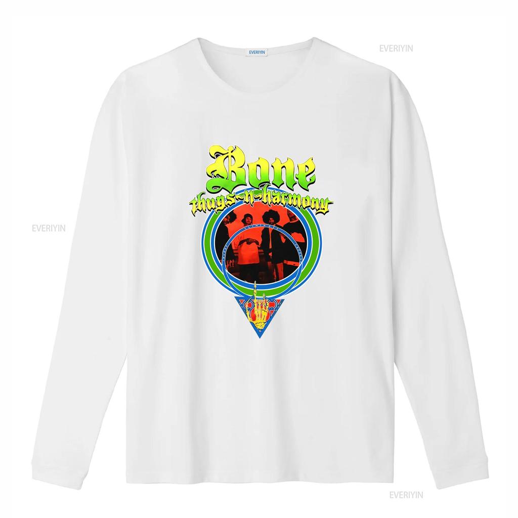 Authentisches BONE THUGS N HARMONY I E S Slim Fit T-Shirt Schwarzes Banddesign Vintage gewaschen Unisex Stilvoll Vielseitig Mann Leicht