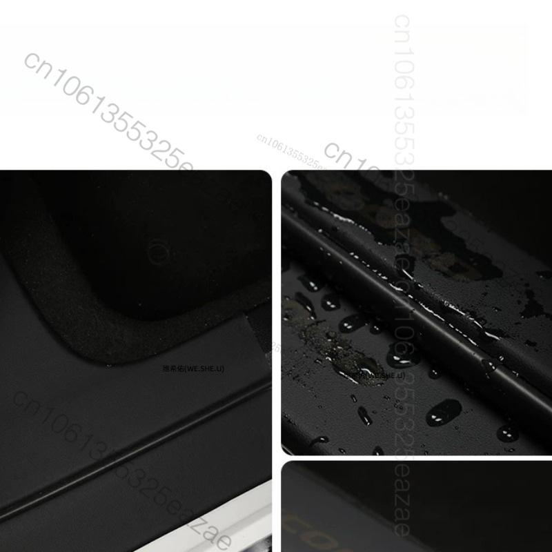 For MG 4 MG4 EV 2022-2026 Front Rear Door Sill Protector Threshold Strip Anti-kick Guard Panel Waterproof Pad