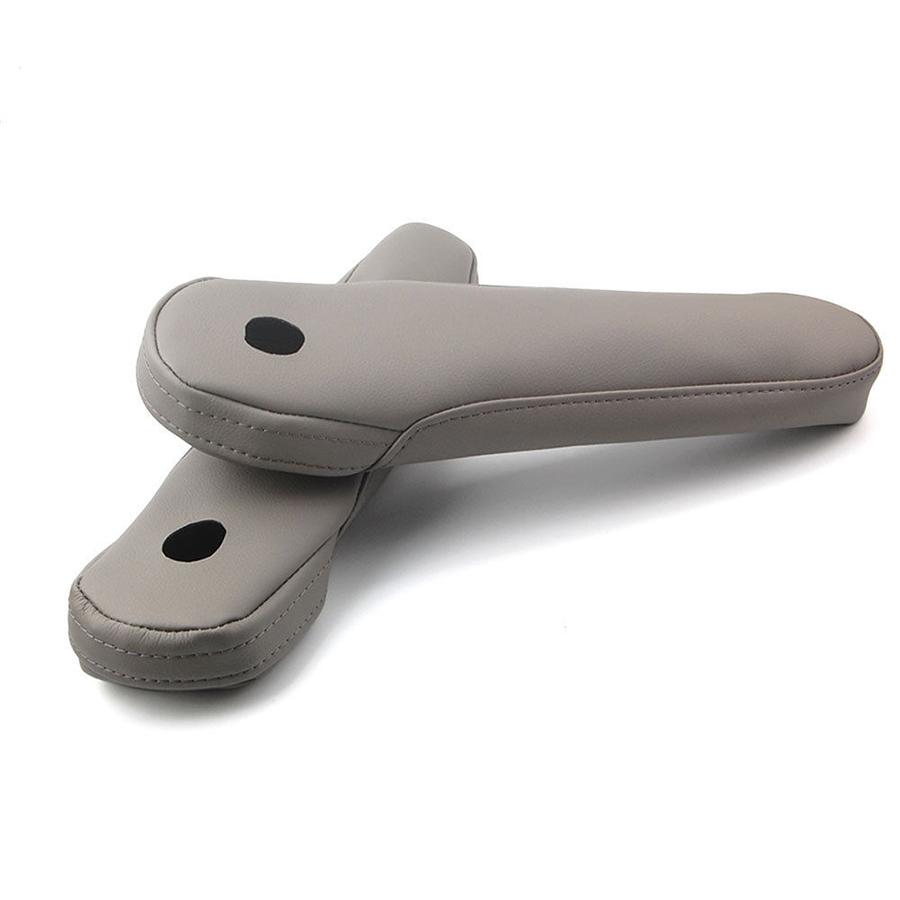 Levý a pravý šedý koženkový kryt loketní opěrky do auta pro Honda Odyssey 2005-2010