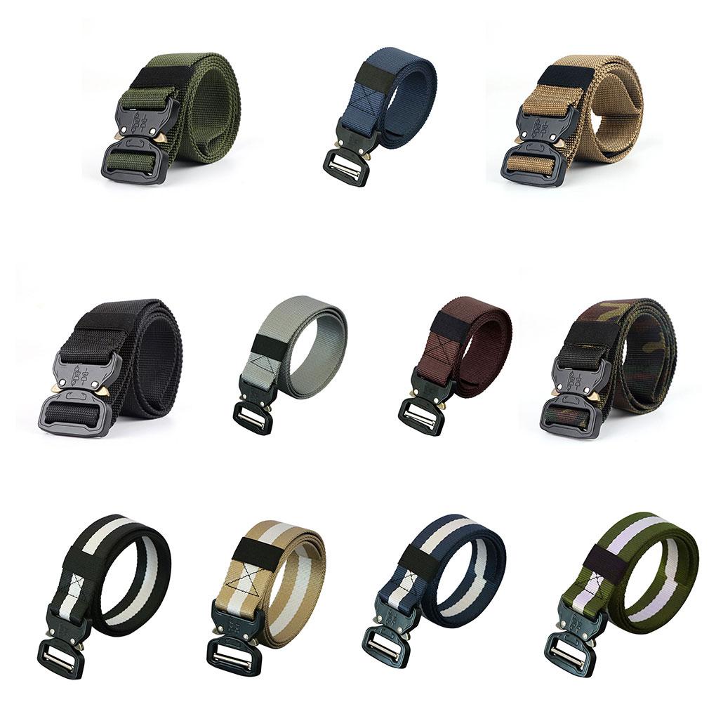 2021 Newest Nylon Belt Men Tactical Belt Military SWAT Belts Knock Off Survival Waist Tactical Battle Belt