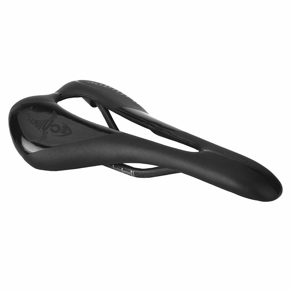 Bicycle Seat Saddle Full Carbon Fibre Lightweight Hollow Breathable Cushion Mountain Bikes Accessories