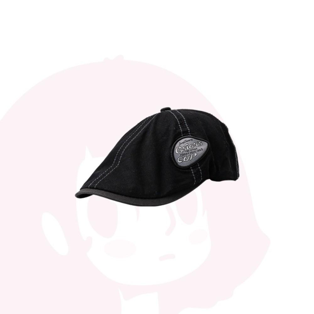 Y2k Painter Hat Embroidery Retro Artist Hat Fashion Newsboy Flat Cap  Spring Summer