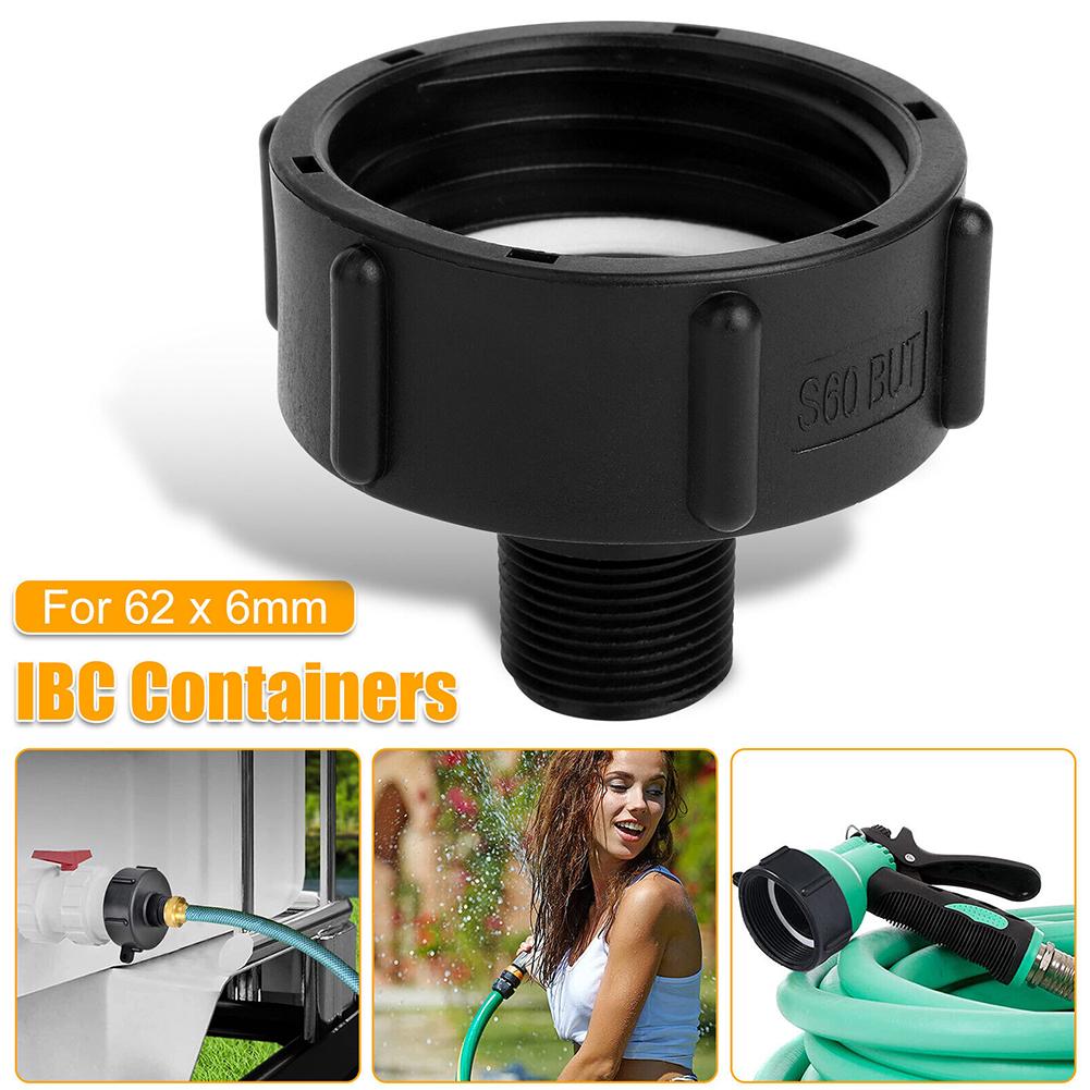 

IBC Tote Tank Adapter 2 Coarse Thread Drain Connector with 3/4 Male Thread Designed for Garden Hose Use and Standard IBC Tanks China Mainland