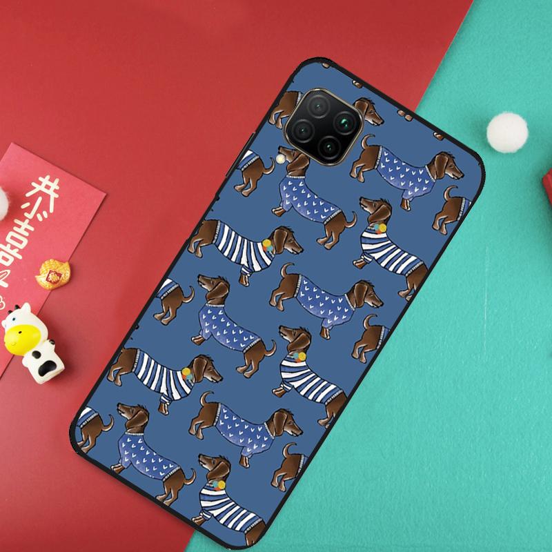 Dachshund Dackel Dog For Huawei Nova Y73 Y70 Y72 Y60 Y90 Y61 Y91 8i 7i 11i 12i 12s 9 10 SE P20 P30 P40 Lite Case