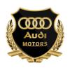1/2PCS 3D Metal Car Body Trunk Sticker Auto Emblem Decal Accessories For  Audi V6T A4 A1 Q3 A5 Q5 Q7 S5 A6 V6T S8 V8T Car Styling