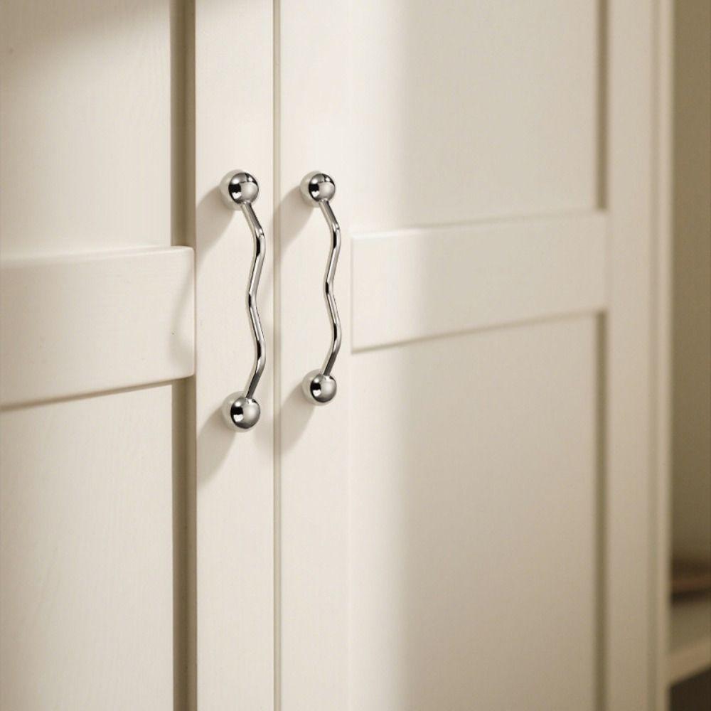 Zinc Zinc Zinc Alloy Solid Drawer Door Knobs Light Luxury Wardrobe Dresser Handles Kitchen Pulls Cabinets