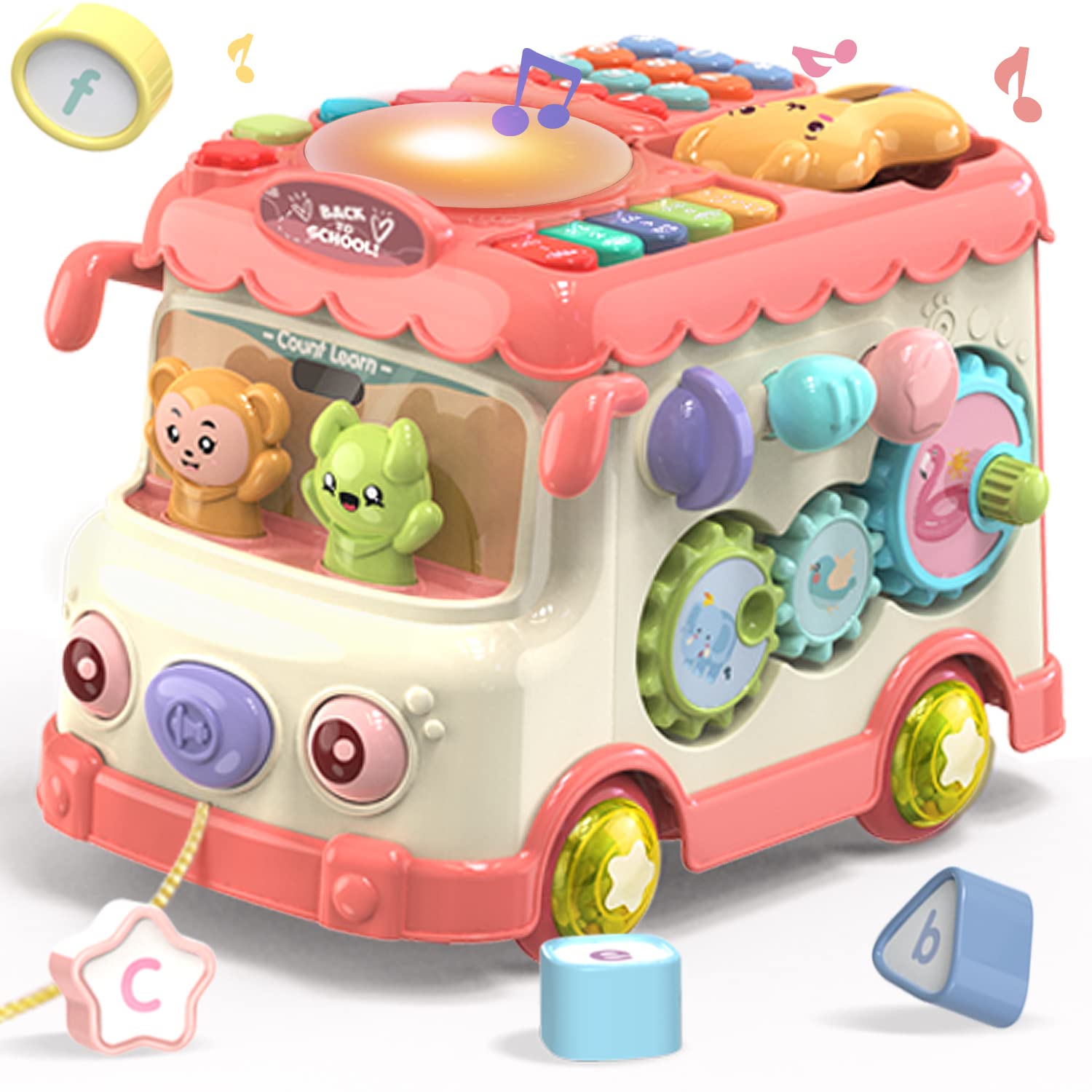 

Jecimco Многофункциональная Машина Музыка Дети Малыш Подбор и Сопоставление Форм Развивающий Ранний Пальчиковая Музыка День Рождения Рождество Игра Кубик для Занятий в Помещении,