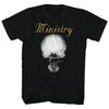 Ministry Mind Skull T Shirt Mens Rock and Roll Classic Band Tee New Black