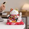 Automatic Waving Lucky Cat Ornament - Prosperity Gift for Home, Shop, or Business Entry