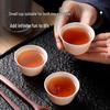ZISIZ Disposable Eco-Friendly Rice Husk Kung Fu Tea Cup