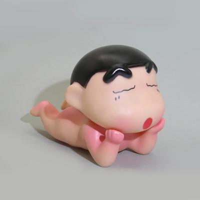 Crayon Shin-Chan Phone Holder Anime Desktop Ornaments Mini Stand For Iphone Samsung Xiaomi Huawei Tablet Phone Support Toys Gift