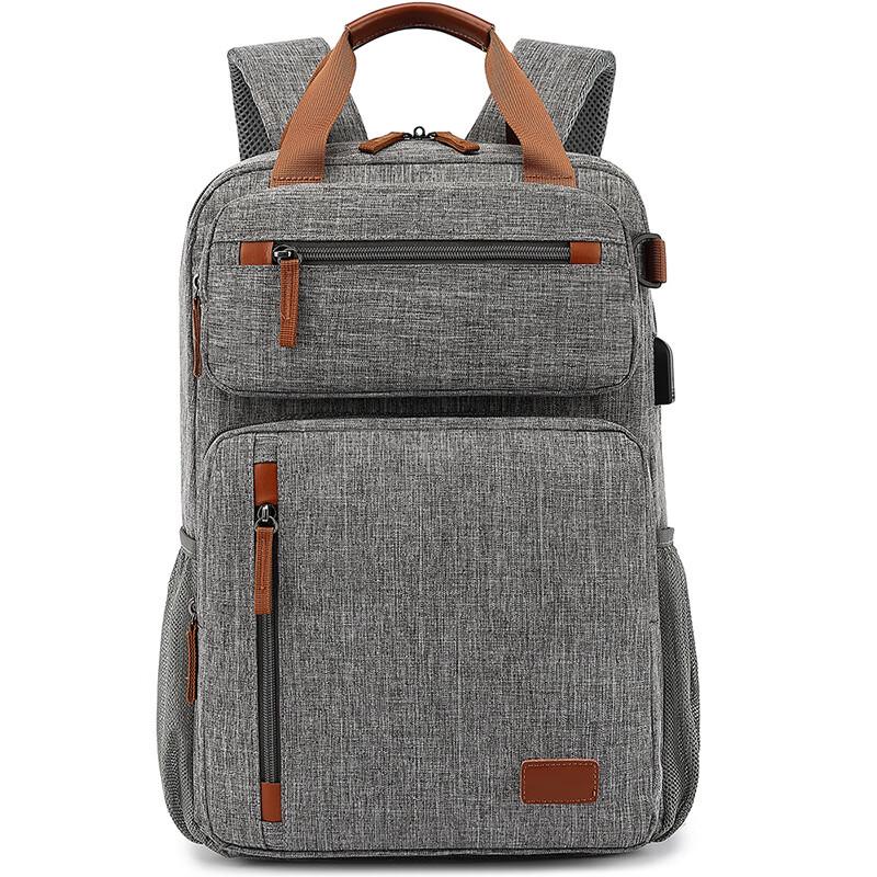 Men s Expandable Business Travel Laptop Backpack 15.6 inches