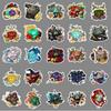 50 Dice Doodle Stickers Personality Trend Cool Play Creative Decoration Mobile Phone Case Skateboard Suitcase Stickers