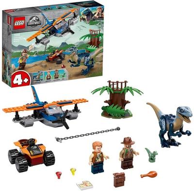LEGO Jurassic World 75942 Welociraptor: na ratunek dwupłatowcem