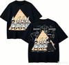 2026 Summer Witch Hat Atelier Tshirt Front Triangle Group Back Glowing Mage Graphic Oversized Cotton Tee For Otaku Fans