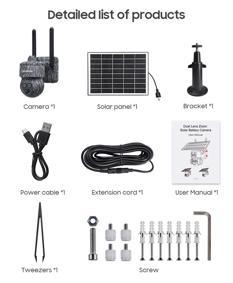 4G Solar-Powered HD 6MP Outdoor Camouflage Camera with 12x Zoom, Night Vision, Waterproof, Off-Grid Monitoring