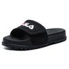 FILA Heritage-FHT Trendy Comfortable Rubber Sole Slide Sandals Women Footwear F12W124624FBK