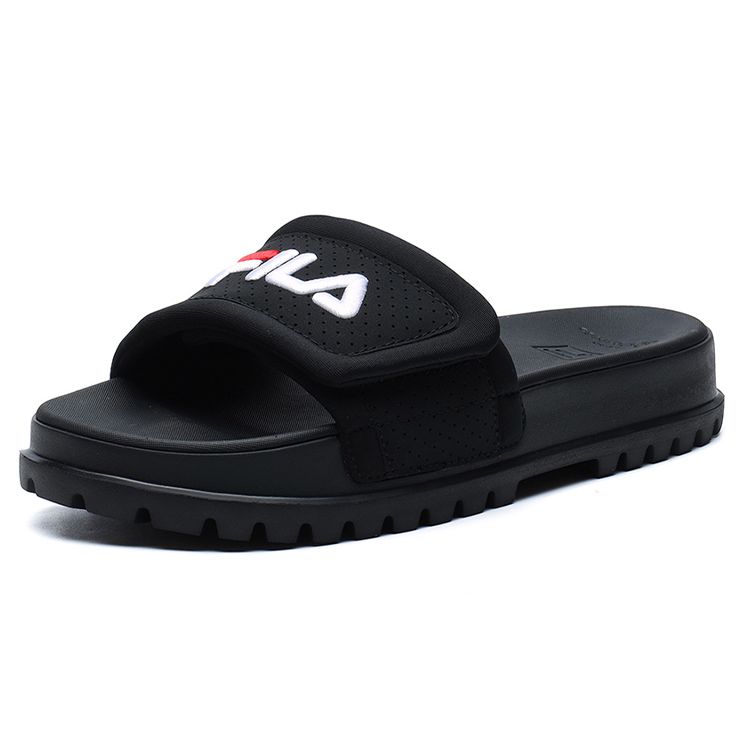 FILA Heritage-FHT Trendy Comfortable Rubber Sole Slide Sandals Women Footwear F12W124624FBK