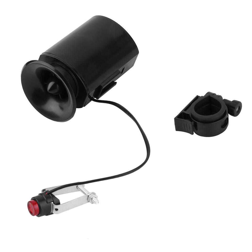 Isuper Bicicleta el/éctrica Cuerno 6 Suena Muy Ruidoso Alarma Manillar de la Bicicleta del Anillo de Bell del Cuerno de la Bici Altavoz Ultra-Alta
