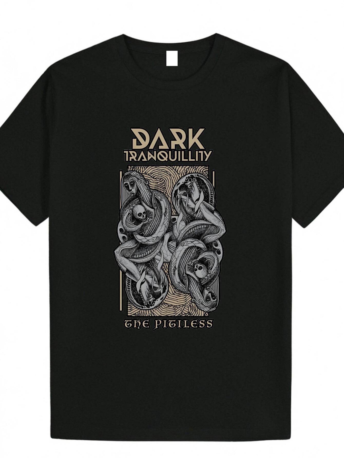 

Creative Pattern Printed T-shirt Men s Fashion Casual Wear Short Sleeve Loose and Comfortable T-shirt Daily Men s Clothing S