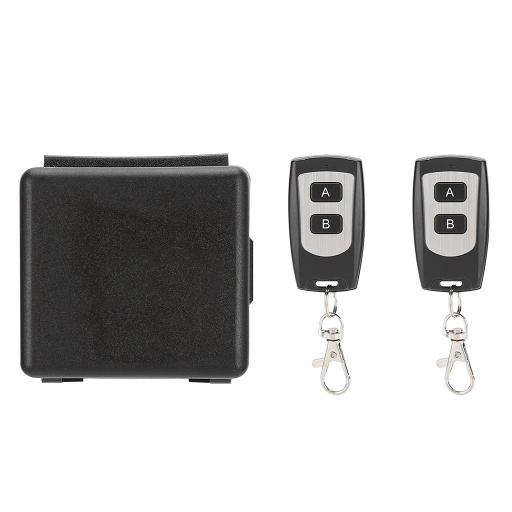 12V Single Channel Remote Control Switch Transmitter Receiver Set Waterproof 2 Button Security System