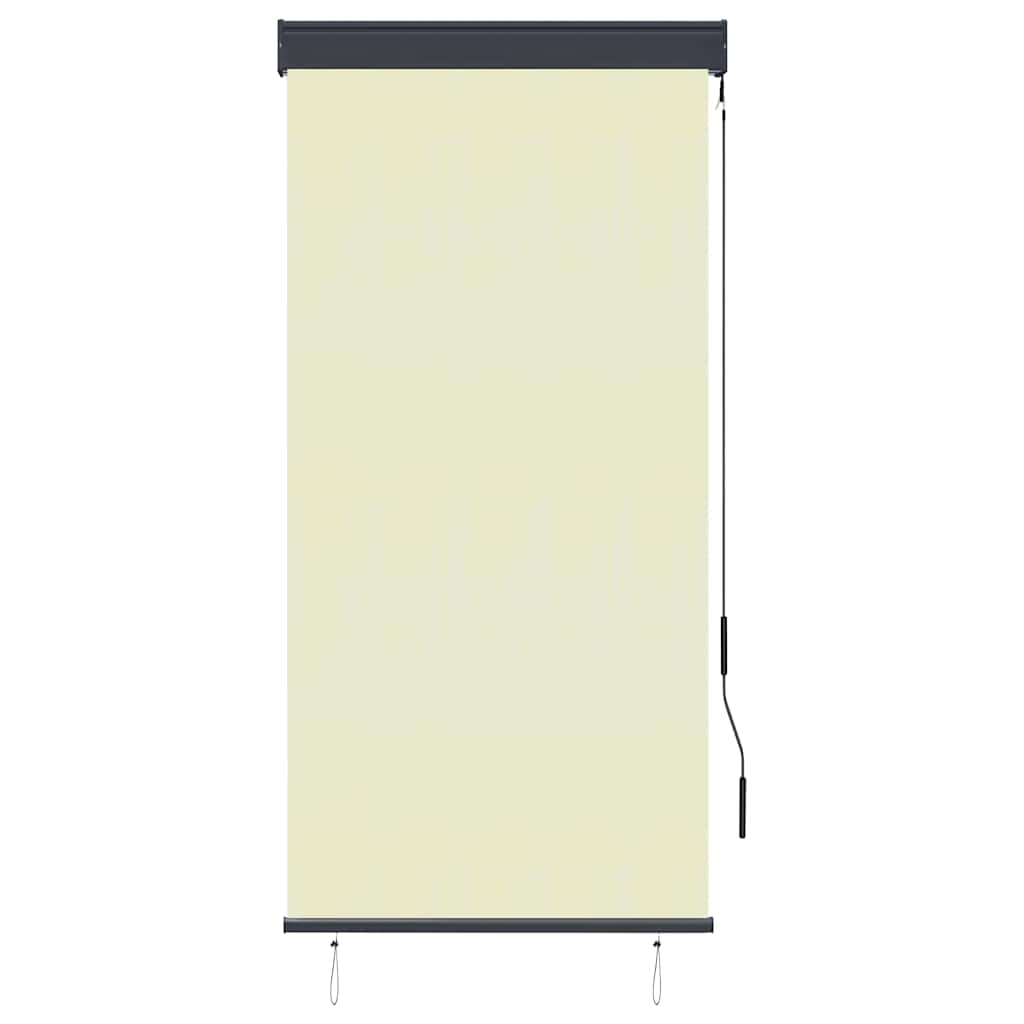 Vidaxl Roleta Zewnętrzna, 80X250 Cm, Kremowa