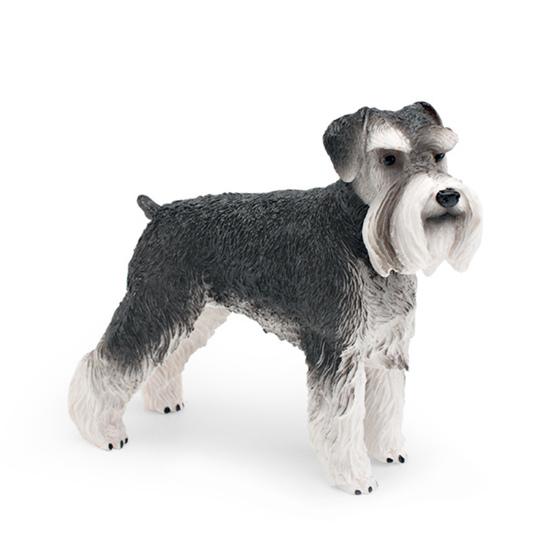 Simulated Dog Model PVC Pug Schnauzer Poodle Labrador Cocker Spaniel Figurine Statue Sculpture Decoration Ornament Educational Animal Toy