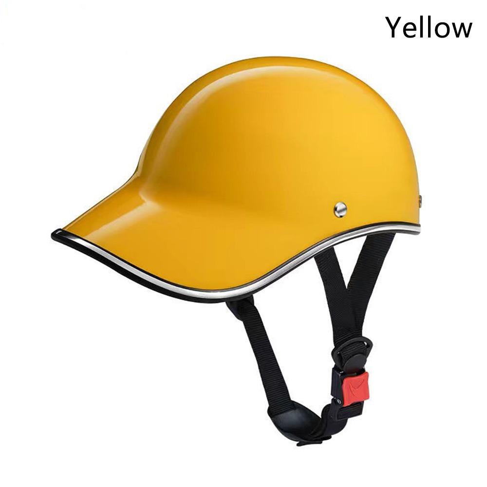 1Pcs with Adjustable Strap Safety Helmet Universal Baseball Cap Hat  Electric Bicycle Accessories