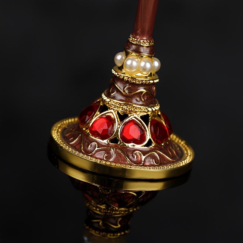 1pc Champagne Glass With Metal Stem Lead-Free Crystal Champagne Flute Premium Vintage Champagne Goblet For Bar Pub Club Restaurant And Home Use Drinkw