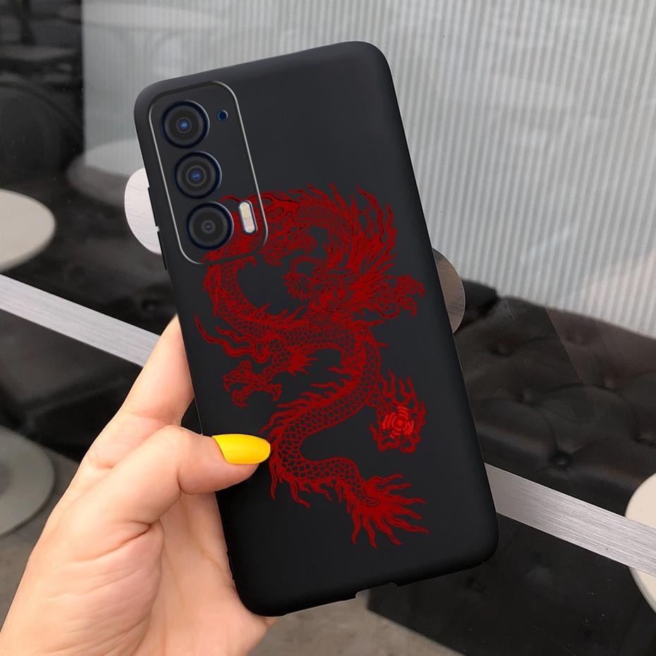 Silicon Case For Motorola Edge (2021) / Edge 5G UW (2021) Fashion Sunflower Daisy Pattern Soft Phone Cases For Edge 2021 XT2141