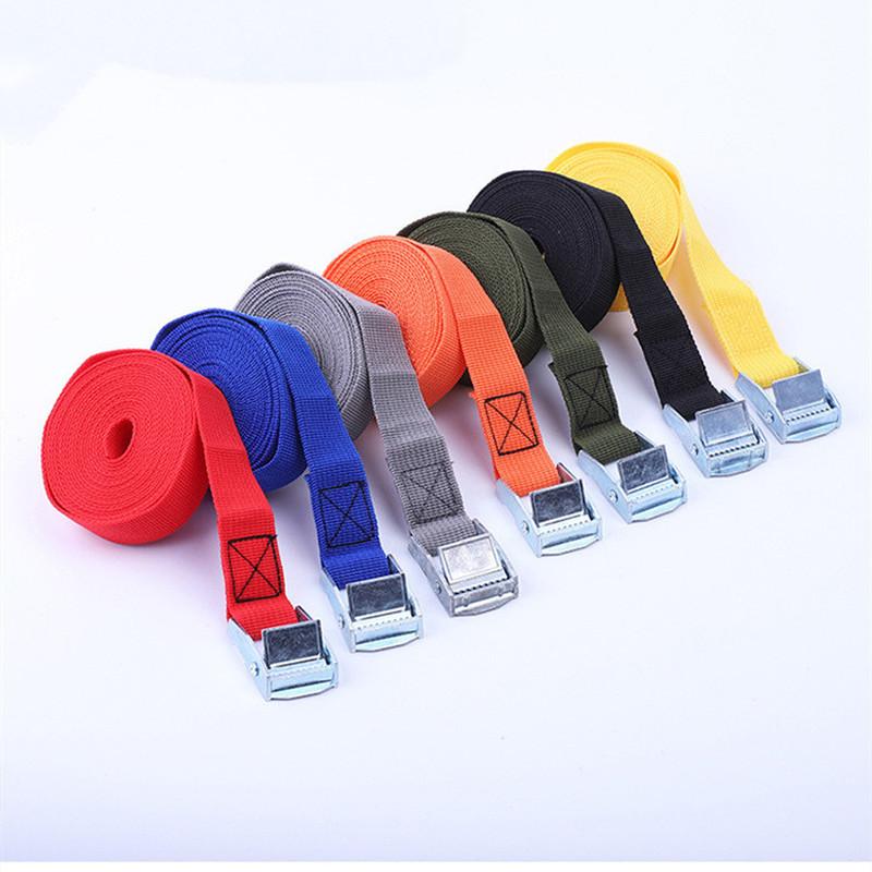 

2 м автомобильный натяжной трос, фиксированный ремень для багажа, мотоциклетный велосипед, грузовой багажник на крышу, крепежные ремни, металлическая стяжная фурнитура с храповым механизмом