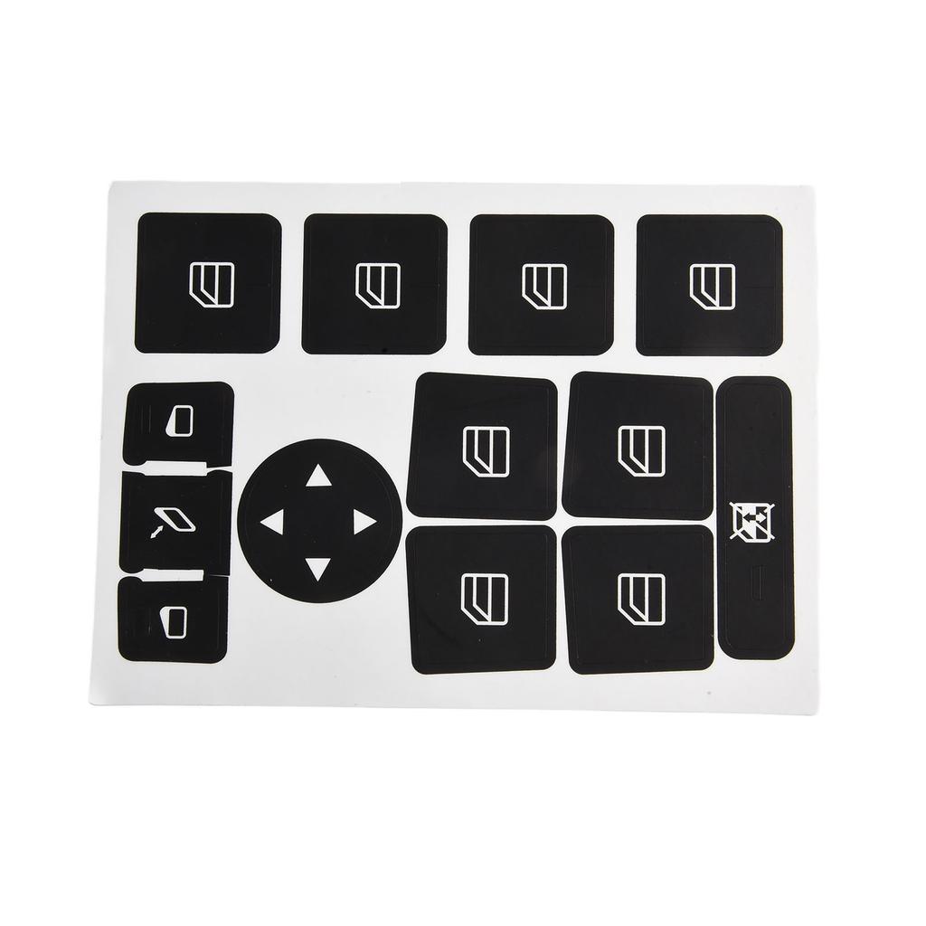 Vinyl Button Repair Stickers for Mercedes For Benz C E SLK Class Vehicles