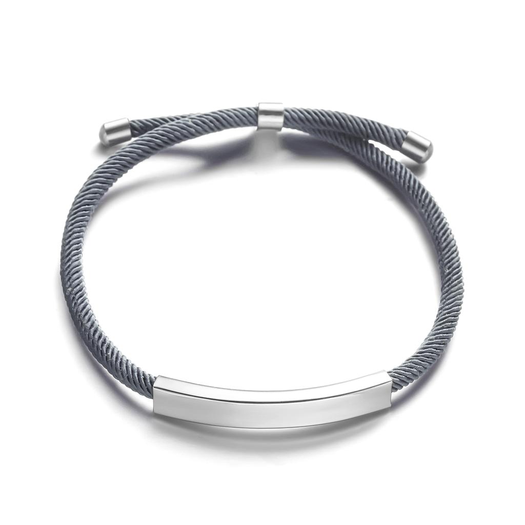 Personalized Engraved Custom Name Stainless Steel Bracelet Jewelry Name Words Letters Custom Bracelet Bangle For Women Men Gift