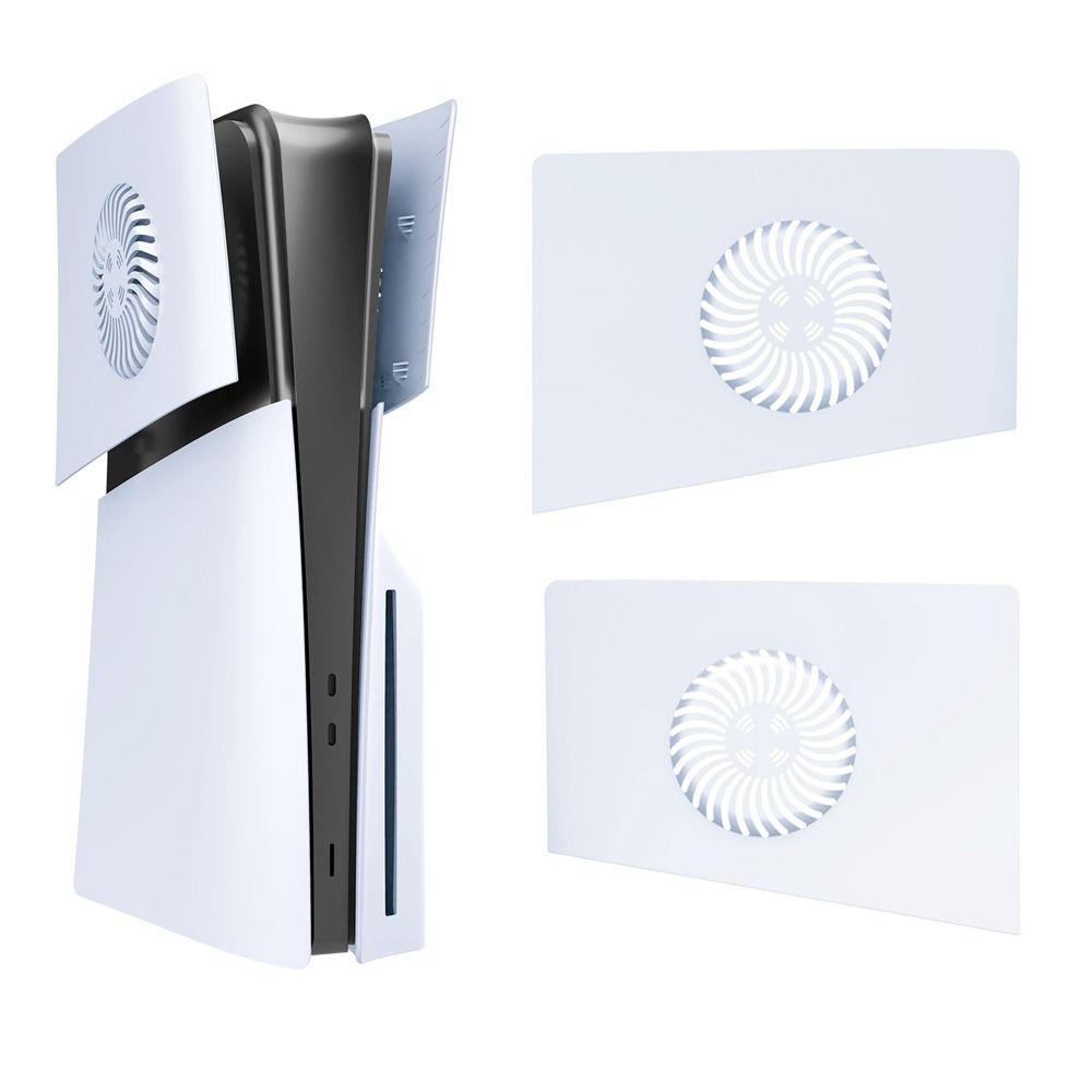 Øvre topp halvt øvre dekselplater Utskifting av kjøleventiler panelkonsoll frontplate for PS5 Slim
