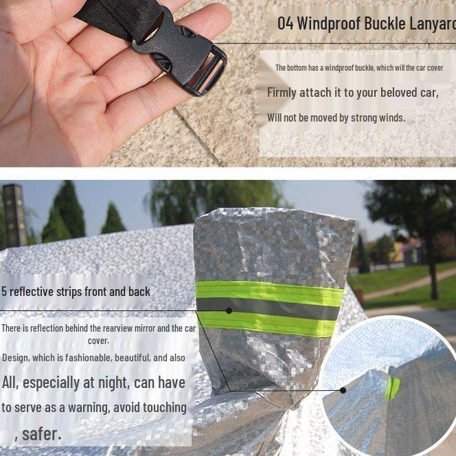 Aima NQ7 Electric Tricycle Windproof, Dustproof, Sun-Protective Cover