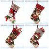 Three-dimensional Christmas Sock Santa Claus Christmas Decoration Elk Candy Bag  Children