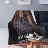 Shakira Tour 2025 Decken Weiche Warme Flanell Überwurfdecke Tagesdecke für Bett Wohnzimmer Picknick Reisen Zuhause Sofa