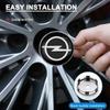 Calotas Centrais para Rodas de Carro Capas para Aro de Pneu Tapacubos Enjoliveur Peças de Roda 4 Peças 60mm Para Opel Astra Insignia Astra Corsa Zafira