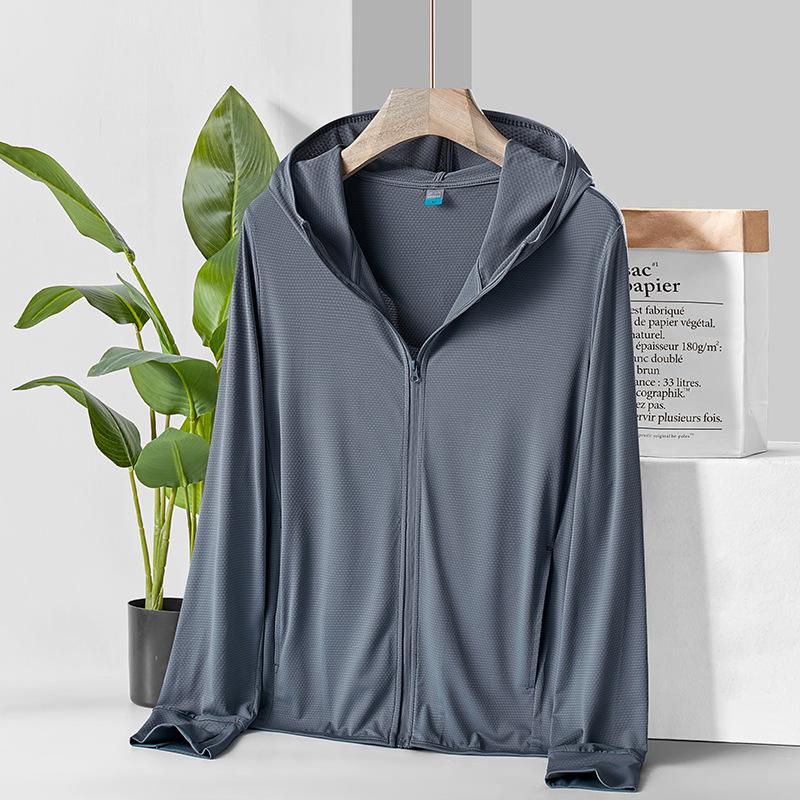 X Yiku UPF50+ Summer Sun Protection Knit Long Sleeve Couple's Skin Clothing