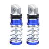2Pcs Universal Motorcycle Footrest With Anti Vibration Spring Shock Absorption Non Slip Surfaces Aluminum Construction