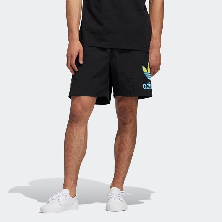 adidas originals Tr Short Large Logo Running Sports Shorts Black Men's GL5137