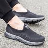 Womens Canvas Sneaker Four Seasons Couple Flying Weave Mesh Hollow Mesh Lazy Sports Casual Women'S Shoes Hiking Water Shoes