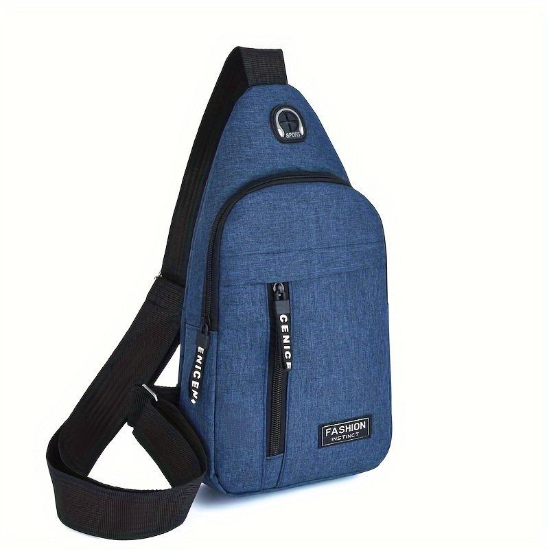 Versatile Crossbody Bag - Large Capacity, Adjustable Strap for Men & Women - Perfect for Outdoor Travel & Work, for Spring