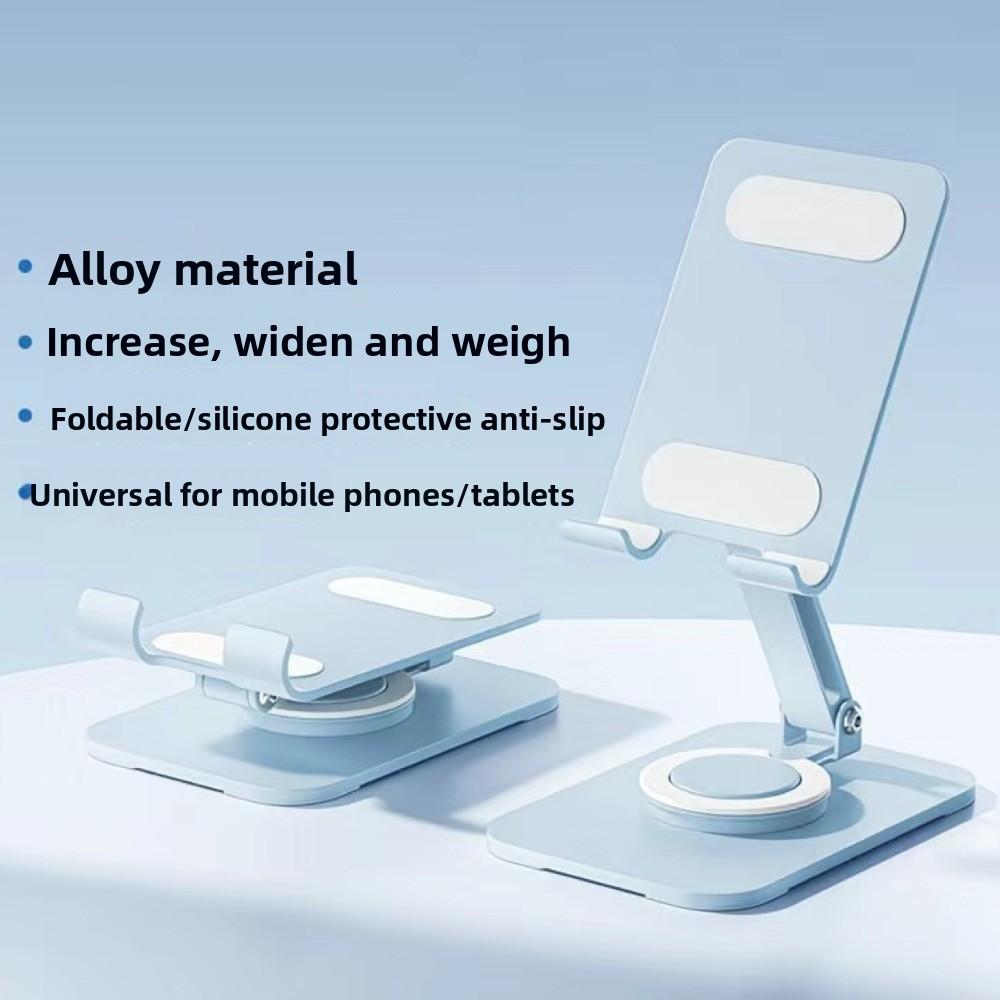 Opvouwbare Mobiele Telefoonhouder Stand 360° Roterende Tafel Celtelefoon Stand Tablet